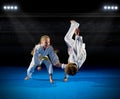 Children martial arts fighters