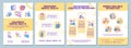 Children mental health brochure template