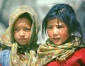 Children in Nepal Royalty Free Stock Photo