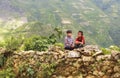 Children in North of Vietnam Royalty Free Stock Photo