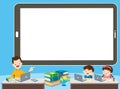 Children online learning concept