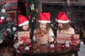 Children Opening Gifts. Royalty Free Stock Photo