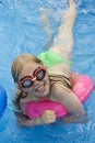 Children in paddling pool Royalty Free Stock Photo