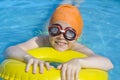 Children in paddling pool