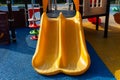 Children Park Slide, Playground yellow slide, Yellow colour children slide