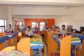 Children Play activity at Narayan Seva Sansthan provide Children Academy Royalty Free Stock Photo