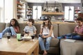 Children Play Computer Game Using Virtual Reality Headset Royalty Free Stock Photo