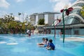 Children play in the play area in Singapore Royalty Free Stock Photo