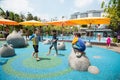 Children play in the play area in Singapore Royalty Free Stock Photo