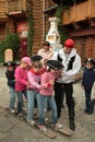 Children play in Team skis