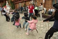 Children play in Tug of war