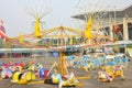 Children playground on activities in public park