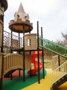 Children playground castle Royalty Free Stock Photo