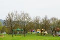 Children playground in France along the E 21