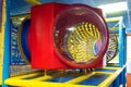 Children playground indoor. Colorful plastic jungle for active playing Royalty Free Stock Photo