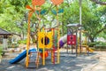 Children playground park. Royalty Free Stock Photo