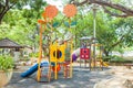 Children playground park. Royalty Free Stock Photo