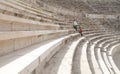 Children Playing in the Citadel in Amman Royalty Free Stock Photo