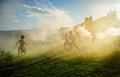 Children playing at countryside in Vietnam Royalty Free Stock Photo