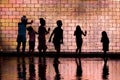 Children Playing in Crown Fountain