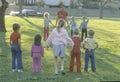 Children playing a game at a public park, Garden Grove, CA