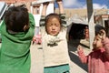 happy children playing, Ladakh, India