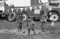 Children playing in mud