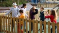 Children playing outdoors