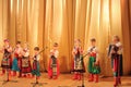 Children playing on panpipe