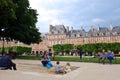 Children playing, Place des Vosges, Paris