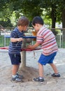 Children playing at playground Royalty Free Stock Photo
