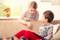 Children playing with tablet pc Royalty Free Stock Photo