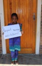 Children protest against abuse Johannesburg South Africa