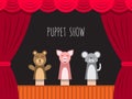 Children puppet theatre