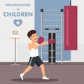 Children Rehabilitation with Boxing Advertisement