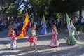 Children in religious procession Ronda Spain