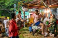 Children riding nagordola - charak or gajan festival