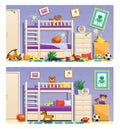 Children Room Interior Banners Royalty Free Stock Photo