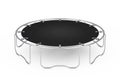 Children\'s and Adult Round Sports Fitness Trampoline. 3d Rendering