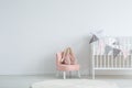 Children`s bedroom with chair