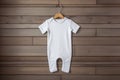 Children\'s bodysuit. Mockup.