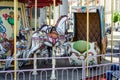 Children`s carousel animals