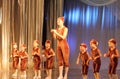 Children's choreography on stage