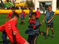 Children`s city sports competitions.