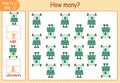 calculate how many elements will be placed on the right and how many on the left.