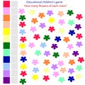 Children\'s educational game that teaches counting and distinguishing colors