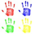 Children's Hand Prints