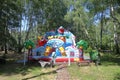 Children`s inflatable labyrinth