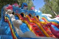 Children`s inflatable labyrinth