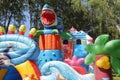 Children`s inflatable labyrinth